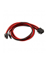 Kabel przedłużający PHANTEKS 6+2-Pin PCIe 50cm CZARNY/CZERWONY - nr 3
