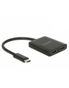 DELOCK SPLITTER VIDEO USB TYPE-C -> 2X HDMI 4K - nr 13