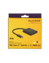 DELOCK SPLITTER VIDEO USB TYPE-C -> 2X HDMI 4K - nr 14