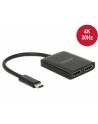 DELOCK SPLITTER VIDEO USB TYPE-C -> 2X HDMI 4K - nr 11