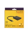 DELOCK SPLITTER VIDEO USB TYPE-C -> 2X HDMI 4K - nr 4