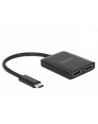 DELOCK SPLITTER VIDEO USB TYPE-C -> 2X HDMI 4K - nr 7