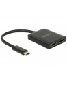 DELOCK SPLITTER VIDEO USB TYPE-C -> 2X HDMI 4K - nr 9