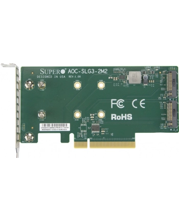 Karty riser Supermicro AOC-SLG3-2M2-O nr 1