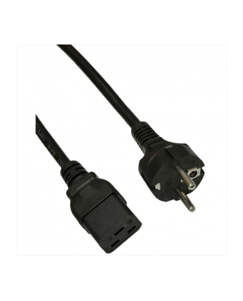 Kabel Akyga AK-UP-01 (Hybrydowa standardu C/E/F (CEE 7/7) M - IEC320 C19 M; 1 8m; kolor czarny)