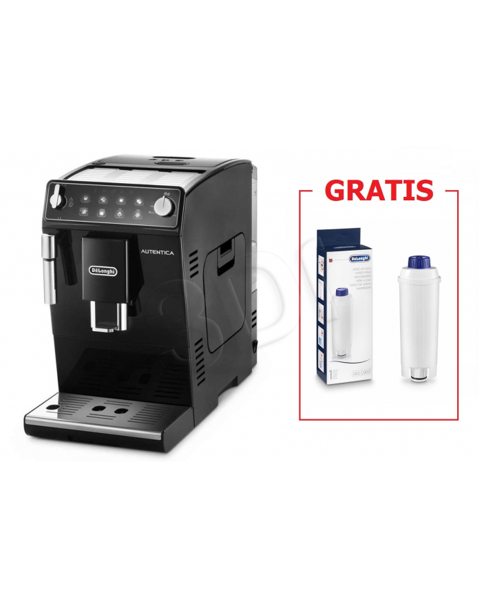 Ekspres ciśnieniowy automatyczny DeLonghi ETAM 29.510.B + SER3017 ( 1450W ; czarny ) główny