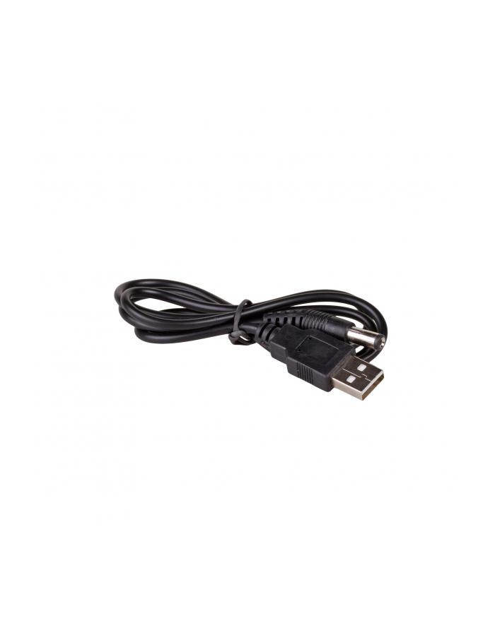 Kabel Akyga AK-DC-01 (USB M - 5.5 x 2.1 mm M; 0 8m; kolor czarny) główny