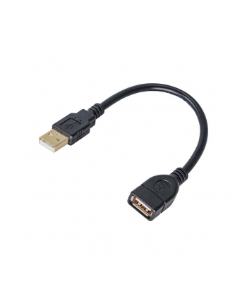 Kabel Akyga AK-USB-23 (USB M - USB 2.0 F; 0 15m; kolor czarny)