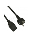 Kabel Akyga AK-UP-01 (Hybrydowa standardu C/E/F (CEE 7/7) M - IEC320 C19 M; 1 8m; kolor czarny) - nr 1