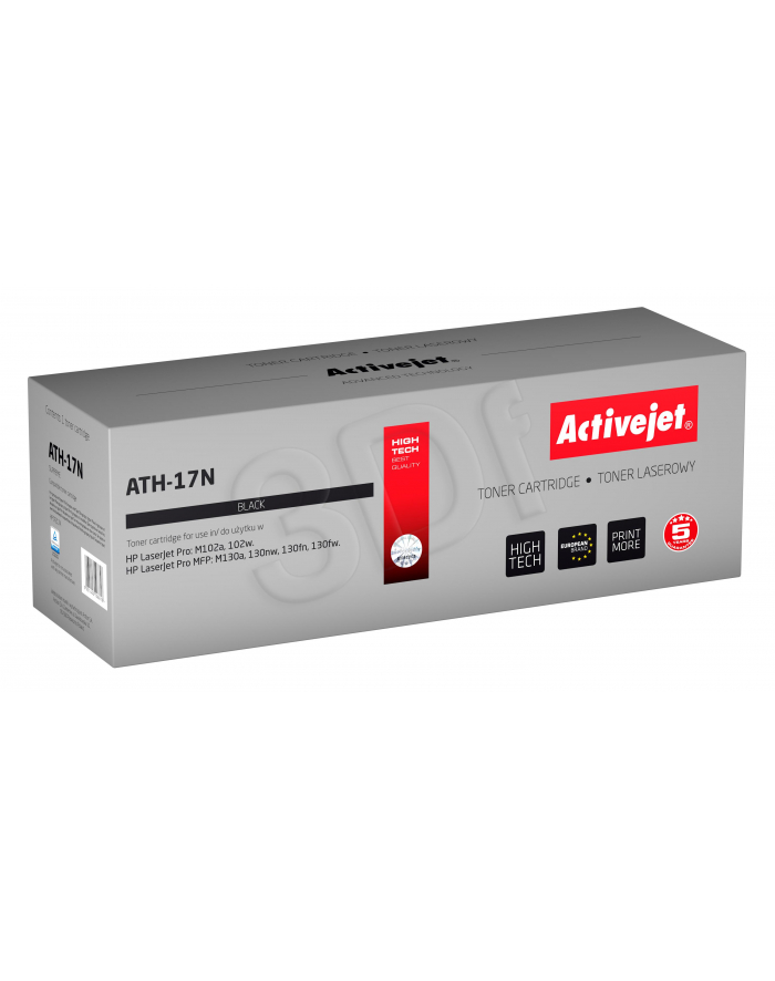 Toner Activejet ATH-17N (zamiennik ; Supreme; 1 600 stron; czarny) główny