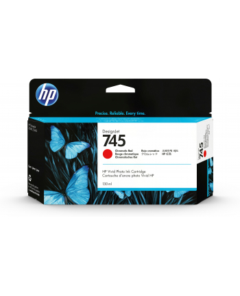 hewlett-packard Tusz HP F9K00A (oryginał HP745 HP 745; 130 ml; Czerwony chrom)