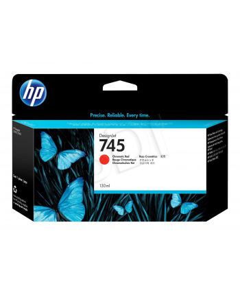 hewlett-packard Tusz HP F9K00A (oryginał HP745 HP 745; 130 ml; Czerwony chrom)