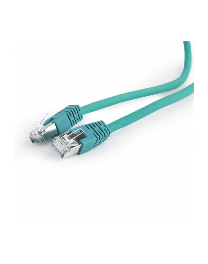 Kabel S/FTP GEMBIRD PP6A-LSZHCU-G-3M (RJ45 - RJ45; 3m; S/FTP; kat. 6a; kolor zielony) główny