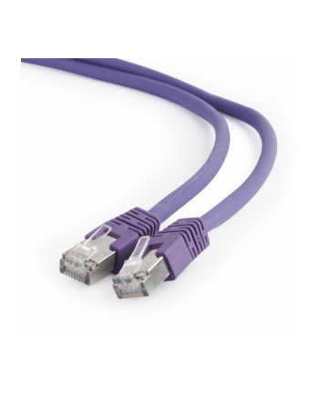 Kabel S/FTP GEMBIRD PP6A-LSZHCU-V-2M (RJ45 - RJ45; 2m; S/FTP; kat. 6a; kolor fioletowy)
