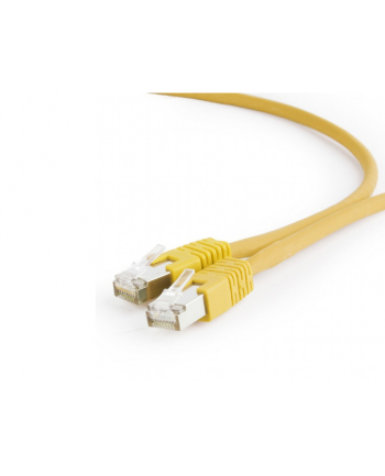 Kabel S/FTP GEMBIRD PP6A-LSZHCU-Y-0.25M (RJ45 - RJ45; 0 25m; S/FTP; kat. 6a; kolor żółty)