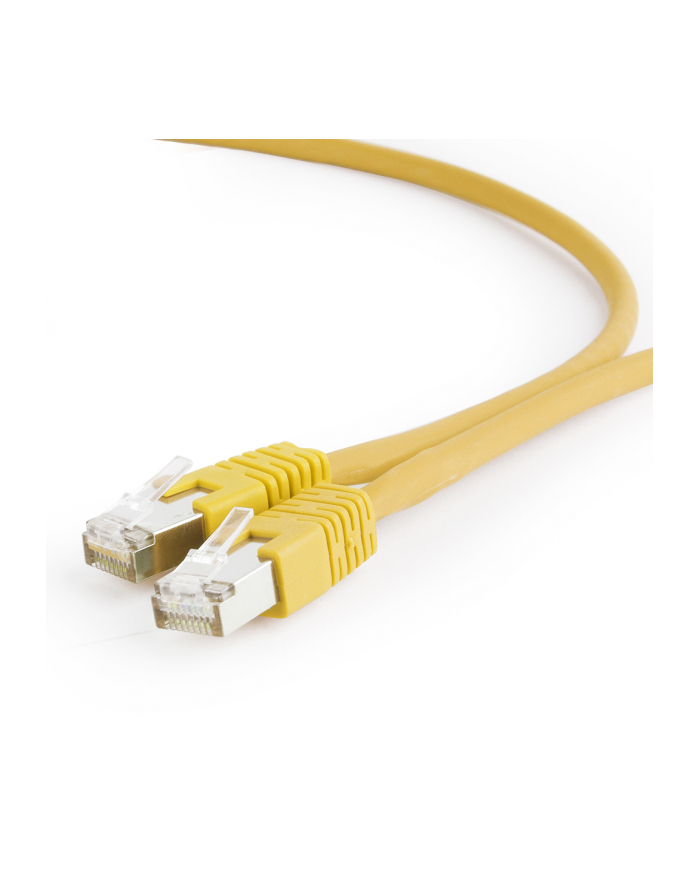 Kabel S/FTP GEMBIRD PP6A-LSZHCU-Y-1.5M (RJ45 - RJ45; 1 5m; S/FTP; kat. 6a; kolor żółty) główny