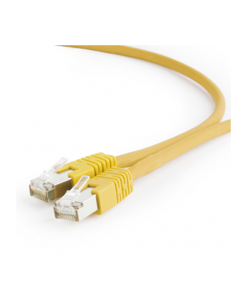 Kabel S/FTP GEMBIRD PP6A-LSZHCU-Y-2M (RJ45 - RJ45; 2m; S/FTP; kat. 6a; kolor żółty)