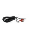 Kabel GEMBIRD CCA-2R2R-6 (2x RCA M - RCA x 2 M; 1 8m; kolor czarny) - nr 1