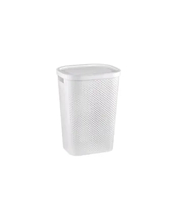 Kosz na bieliznę  CURVER Infinity 231007 (60l; 1 komora; kolor biały)