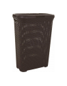 Kosz na bieliznę  CURVER Natural Style 193009 (40l; 1 komora; kolor ciemnobrązowy) - nr 1