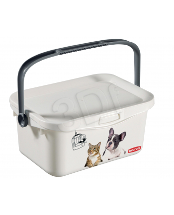 Pojemnik na karmę PETLIFE MULTIBOXX Curver 3L Biały