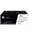 hewlett-packard Toner HP CF252XM (oryginał HP410X HP 410X zestaw zawiera cmy CF411X CF412X CF413X; 3 x 5 000 stron; czerwony niebieski żółty) - nr 9