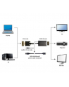 Adapter GEMBIRD A-VGA-HDMI-01 (HDMI F - D-Sub (VGA)  Jack stereo 3 5 mm  USB 2.0 M; 0 15m; kolor czarny) - nr 16