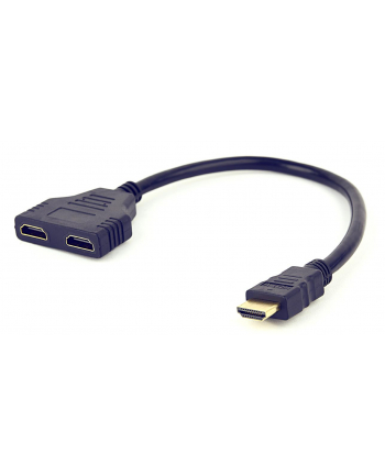 Adapter GEMBIRD DSP-2PH4-04 (HDMI M - 2x HDMI F; 0 20m; kolor czarny)