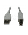 Kabel USB 2.0 typu AB AM-BM 1.8m szary - nr 8