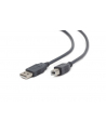 Kabel USB 2.0 typu AB AM-BM 1.8m szary - nr 9