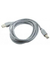 Kabel USB 2.0 typu AB AM-BM 1.8m szary - nr 4