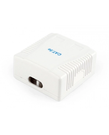 Gniazdo GEMBIRD NCAC-2U5E-01 (RJ-45; kat. 5e; UTP; kolor biały)