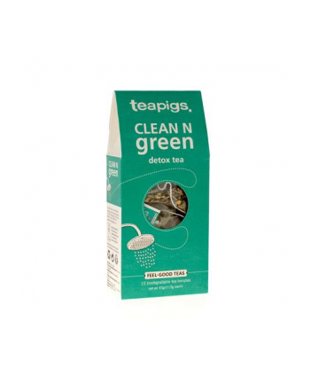 Herbaty teapigs Clean N Green Detox Tea 15 saszetek