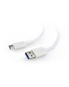 Kabel GEMBIRD CCP-USB3-AMCM-6-W (USB 3.0 M - USB 3.0 Typu C M; 1 8m; kolor biały) - nr 1