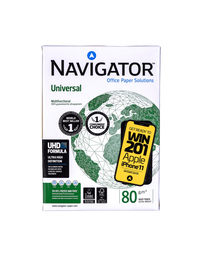 Papier Xero Igepa Premium Navigator Universal 8247A80 (A4; 80g/m2; 500 szt.) główny