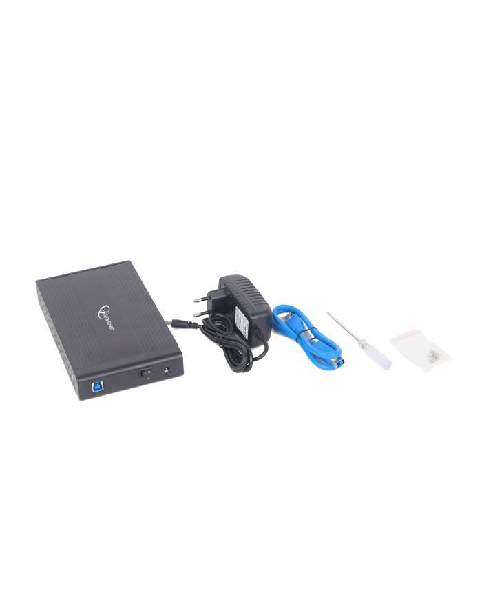 Kieszeń GEMBIRD EE3-U3S-3 (3.5 ; USB 3.0; Aluminium; kolor czarny) główny