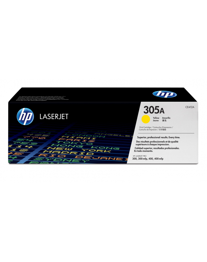 Toner Hewlett-Packard CE412A (oryginał ; ; 2 600 stron; żółty) główny