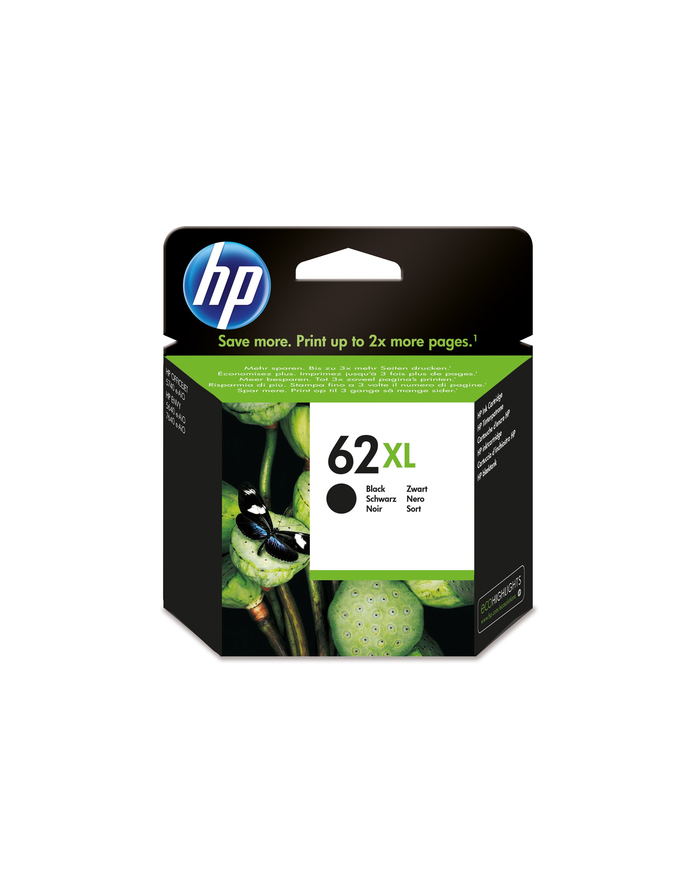Tusz Hewlett-Packard C2P05AE (oryginał HP62XL HP 62XL; czarny) główny