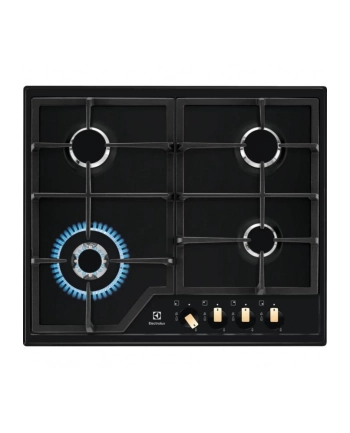 Płyty gazowa Electrolux EGS6436RK (4 pola grzejne; kolor czarny) nr 2