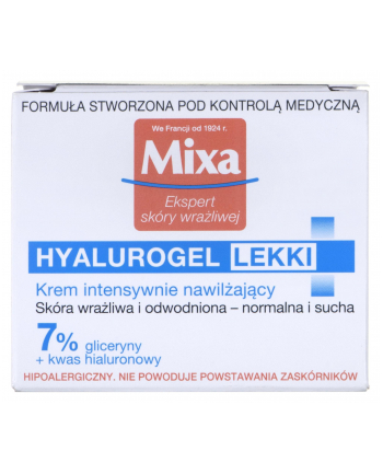 Mixa Krem Hyalurogel Intesywnie Nawilżający