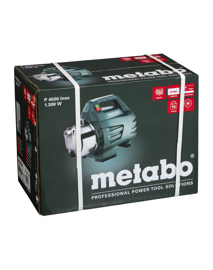Pompa ogrodowa  Metabo Inox P4500 600965000 główny