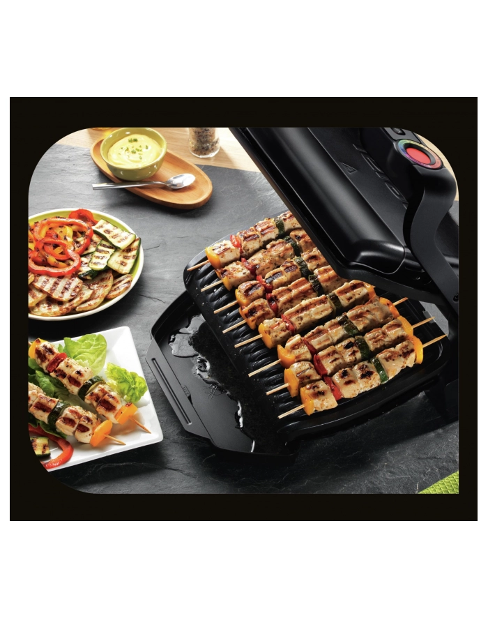 Grill elektryczny Tefal OptiGrill+ GC 7148 (stołowy-zamknięty; 2000W; kolor czarny) główny