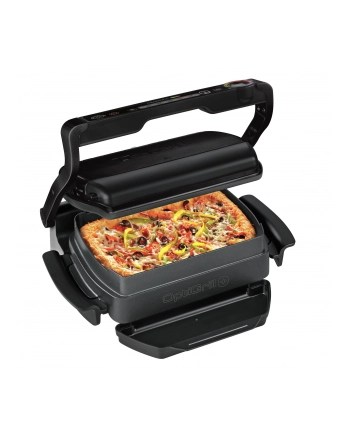 Grill elektryczny Tefal OptiGrill+ GC 7148 (stołowy-zamknięty; 2000W; kolor czarny)