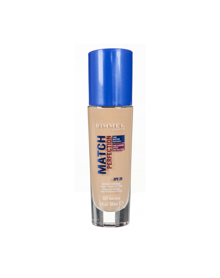 Podkład Rimmel Match Perfection 203 True Beige (30 ml ) główny