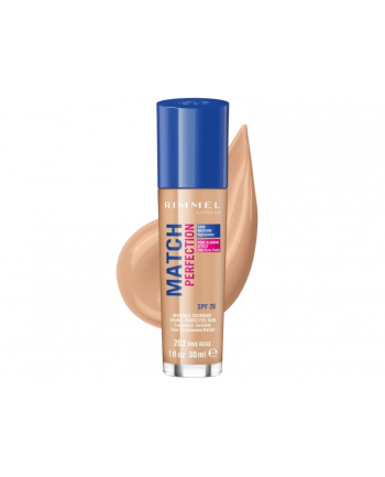 Podkład Rimmel Match Perfection 203 True Beige (30 ml )