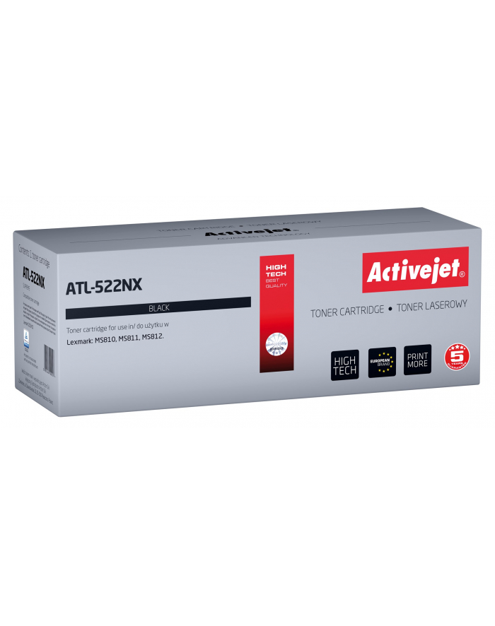 Toner Activejet ATL-522NX (zamiennik Lexmark 52D2H00; Supreme; 25 000 stron; czarny) główny