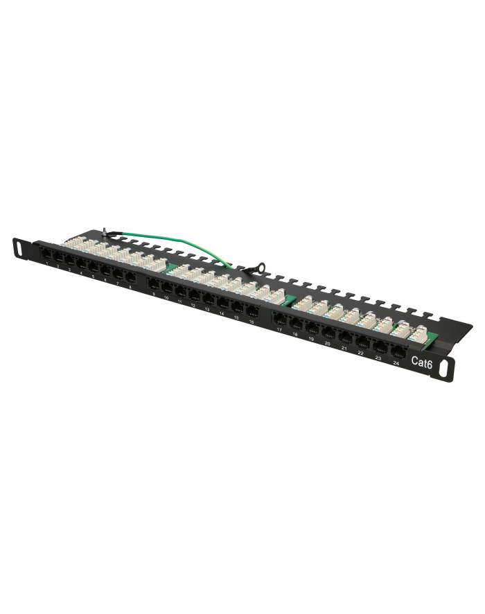 Patch panel Extralink EX.9663 (0.5U; kat. 6; 24xRJ-45) główny