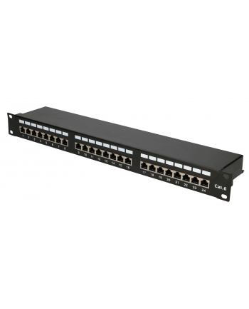 Patch panel Extralink  EX.9830 (1U; kat. 5e; 24xRJ-45)