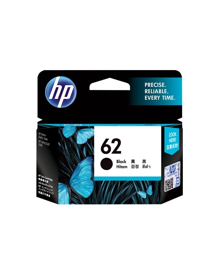 hewlett-packard Tusz HP C2P04AE (oryginał HP62 HP 62; 4 ml; czarny) główny