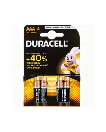 Baterie AAA Duracell (x 4) nr 1
